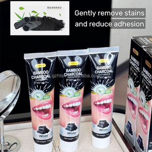 Dentifrice blanchissant au <span class=keywords><strong>charbon</strong></span> de bambou Capios 110g en gros – Haleine fraîche, élimine les taches de fumée, soin buccal naturel - Product Image 2