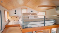 Kits de cabanes en bois de luxe modernes, maisons préfabriquées à deux étages, prix des maisons préfabriquées