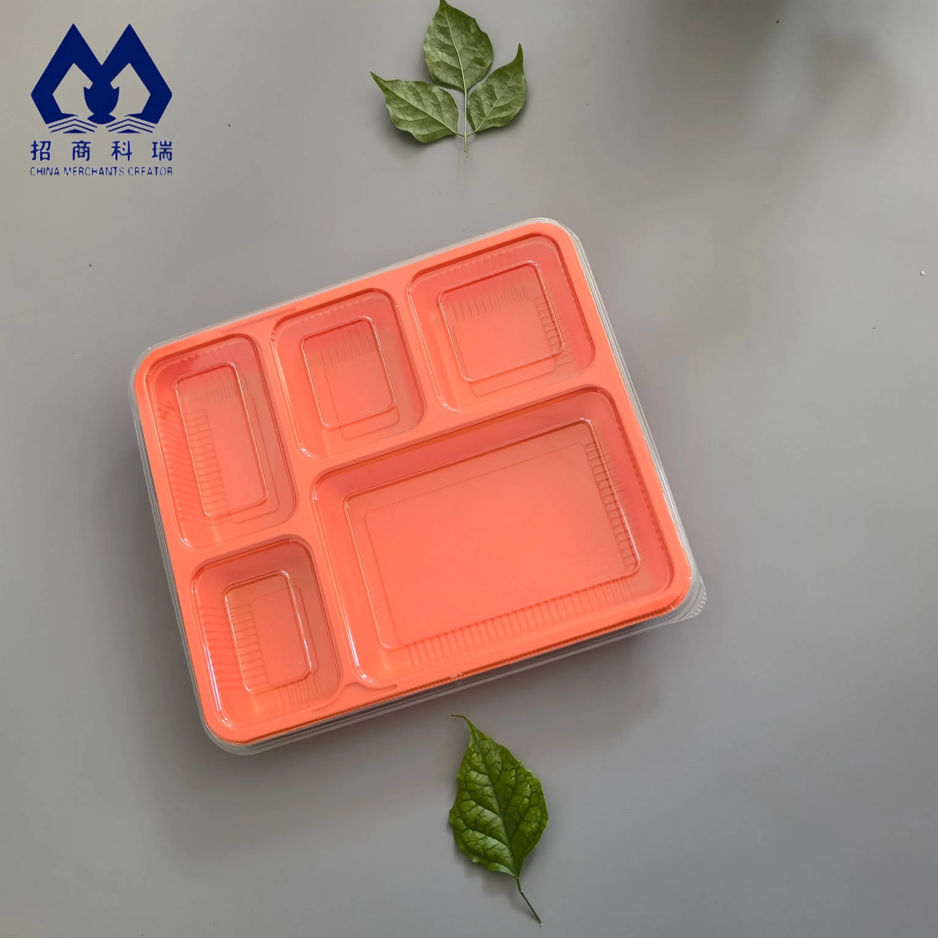 Caja de microondas desechable para tartas de Sushi Bento, 1, 2 y 3 compartimentos, contenedores de plástico para alimentos, precio de fábrica