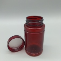 Bouteilles en plastique PET de 100 cc à prix d'usine pour pilules et médicaments liquides avec bouchon à vis et impression sérigraphique