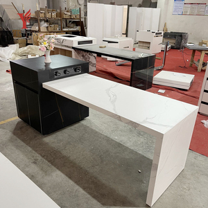 Cocina personalizada, cocina completa, Isla inteligente, encimera <span class=keywords><strong>de</strong></span> piedra sinterizada, armario modular retráctil, muebles integrales, armario - Product Image 5
