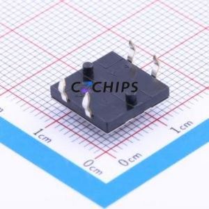 SKQEADA010 Tactile Switch Through hole Component (THT)-4P,12x12mm Switch Single Pole Single Throw Round Button Through Hole 12mm - Product Image 2