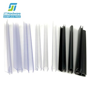 Bathroom Accessories Frameless Glass Shower <strong>Door</strong> Waterproof Black Plastic <strong>PVC</strong> <strong>Sealing</strong> <strong>Strip</strong> - Product Image 5