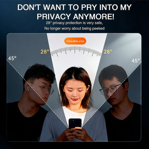 Tehaola 28 °   Pellicola Protettiva Privacy HD in Vetro Temperato per iPhone 14/15/16/17 Pro Max, Durezza 9H, <span class=keywords><strong>Copertura</strong></span> Totale - Product Image 2