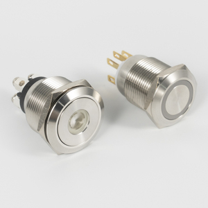 Bouton poussoir métallique étanche IP65 de 12 mm, 16 mm, 19 mm, 22 mm, 25 mm pour unité de commande de porte d'ascenseur - Product Image 6