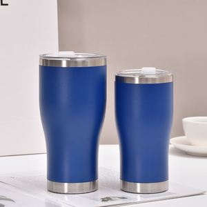 20oz Curved Tumbler <b>Double</b> <b>Wall</b> Vacuum Insulated Stainless Steel Mug Gradient Powder Coated with 2in1 Lid - Product Image 6