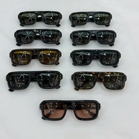 Lunettes de soleil tendance de haute qualité, très vendues, protection UV400, épaisses, de luxe, en acétate, pour femmes et hommes
