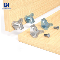 GH B07 alliage de zinc Angle Bracket Furniture Joint Connector butterfly connector cabinet furniture