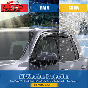 Déflecteurs de vitres latéraux encastrés pour Honda Ridgeline 17-25, protection contre la pluie - Product Image 6