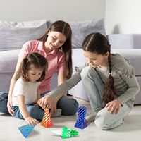 Jouets pyramides personnalisés imprimés en 3D, service de traitement et de moulage de modèles 3D en PLA