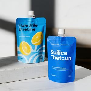 Özel Logo gıda sınıfı şeffaf tek kullanımlık standı sıvı içecek torbaları plastik suyu ambalaj maden suyu enerji içecekleri - Product Image 1