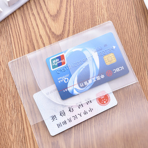 Funda para Pasaporte Transparente Esmerilada Impermeable, Portadocumentos para Viajes y Almacenamiento en el Hogar, 7 Pulgadas, Color Sólido, Otro Material - Product Image 3