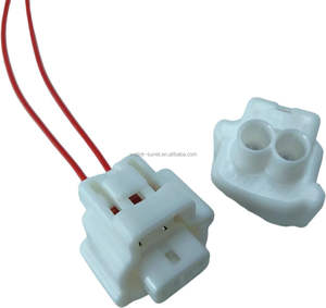 موصلات مستطيلة بيضاء أصلية 6189-0438 بدوائرين لأسلاك السيارات المخصصة من لينكسونيت - Product Image 4