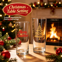 Verre à bière personnalisé 425 ml, design moderne minimaliste classique, durable et réutilisable pour bars et fêtes en plein air, Shanxi
