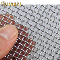 Rouleau de treillis métallique à maille plate SS304L de haute qualité, maille 8, pour criblage minier