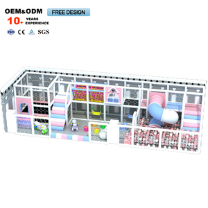White <b>Plastic</b> Soft Play Area Equipment for Kids for Play Centers Schools and Home Use Featuring a Ball <b>Pool</b> - Product Image 1