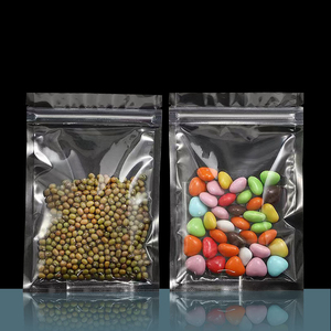 Bolsa con Cierre Zip de Materiales Reciclados con Diseño de Cierre Negro Mate para Envasado de Alimentos, Bebidas y Aperitivos 250g - Product Image 2