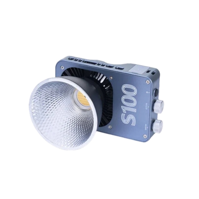 100W LED COB Video Light Portable Photography Camera Light Bi-Color 2700K-6500K Soft Light With Reflector Knob and App Control