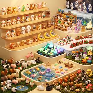 Mini figurines en résine représentant des animaux marins, breloques d'animaux océaniques, poisson, tortue, hippocampe, pieuvre, corail, requin, dauphin, licorne, <span class=keywords><strong>dinosaure</strong></span>, décoration d'<span class=keywords><strong>aquarium</strong></span> - Product Image 3