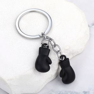 Mini 3D <b>Boxing</b> Glove Zinc Alloy Keychain Sport Key Ring Cute Bag Charm Pendant Wholesale for Sports Souvenir <b>Gift</b> - Product Image 4