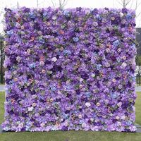 Mur de fleurs artificielles 5D en soie de cerisier rose, blanc et foncé, de haute qualité, écologique, moderne et personnalisable pour décoration de mariage