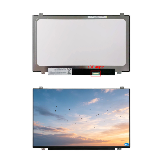 New BOE 14.0Inch Laptop LCD Screen PV140FHM-N10 1920x1080 TFT Panel 800:1 Contrast 60Hz EDP 2Lanes 30Pins AntiGlare Hard Coating
