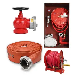 Vechtdoek 4 Inch Waterprijs Pijp Met Haspel Indoor Pvc Rubber 100M Hydrant Platte Lay Sprinkler Ventiel Verkoop Voeten Brandslangen