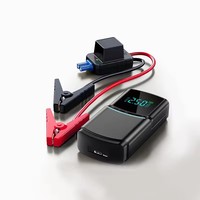 Garantie de qualité Démarreur de voiture avec pompe à compresseur d'air Gonfleur de pneu 10400mah avec écran LCD Lumière LED