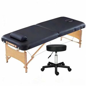 Table de massage pliable portable pour Tuina, Moxibustion, Tatouage, Microblading, Thérapie manuelle et Soins de beauté - Product Image 4