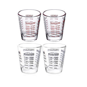 30 ml Ölçekli Ölçüm Bardağı Espresso, Pişirme Ölçümleri, Kokteyller ve İçki Servisi için Mükemmel - Product Image 1