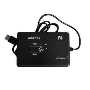 เครื่องอ่านบัตร RFID แบบไร้สัมผัส เครื่องอ่านบัตรสมาร์ทการ์ด NFC แบบ USB วัสดุ ABS ระบบควบคุมการเข้าออกประตู ระยะอ่าน 5~10 ซม. - Product Image 6