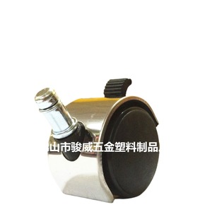 Roulettes pivotantes en acier inoxydable avec frein, roue en polyuréthane de 2 pouces, roulettes universelles pour meubles, silencieuses et durables - Product Image 5
