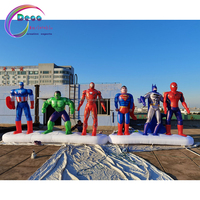 Figurines de Super-héros gonflables, décoration de fête personnalisée, pour bricolage