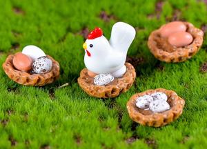 Crafts Terrarium Figurine <strong>Fairy</strong> <strong>Garden</strong> Dollhouse Chicken Animals <strong>Statue</strong> Figures Decor Miniature Bonsai DIY Resin for Teens Gift - Product Image 3