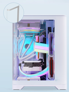 LY Factory Boîtier d'ordinateur de jeu en verre trempé incurvé Qualité fiable <span class=keywords><strong>Grand</strong></span> boîtier d'ordinateur de jeu en cube pour importateur - Product Image 6