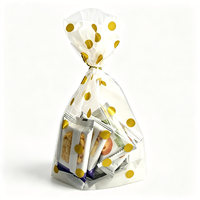 Sacs d'emballage en plastique personnalisés à motif étoilé, nouveau style transfrontalier, pour biscuits et bonbons de fête d'Halloween et de Noël, avec fermeture à lien, Guangdong
