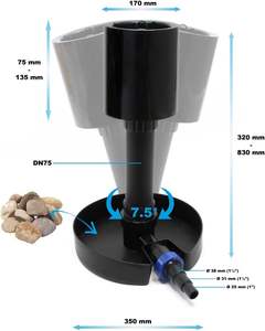 Écumoire d'étang sur pied pour l'eau Surfaces de <span class=keywords><strong>jardin</strong></span> jusqu'à <span class=keywords><strong>40m2</strong></span> CSP-40 - Product Image 5