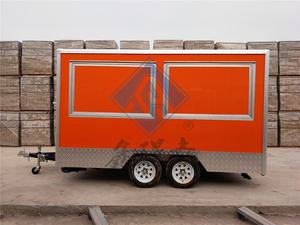 Neue hochwertige industrielle kommerzielle Fabrik maßge schneiderte quadratische 220cm hochwertige Küche <span class=keywords><strong>Food</strong></span> Truck Mobile <span class=keywords><strong>Food</strong></span> Trailer - Product Image 2