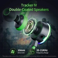 Auricolari da Gaming RX3 PLUS C con Connettore Angolato a 90°, Doppio Microfono, HiFi, Cablati, Controllo Volume Integrato, ENC, in Metallo, Vestibilità Personalizzata