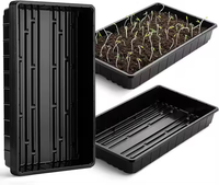 Barquettes à semis extra résistantes avec trous pour la germination de graines de jardin, les micro-légumes et la propagation des plantes