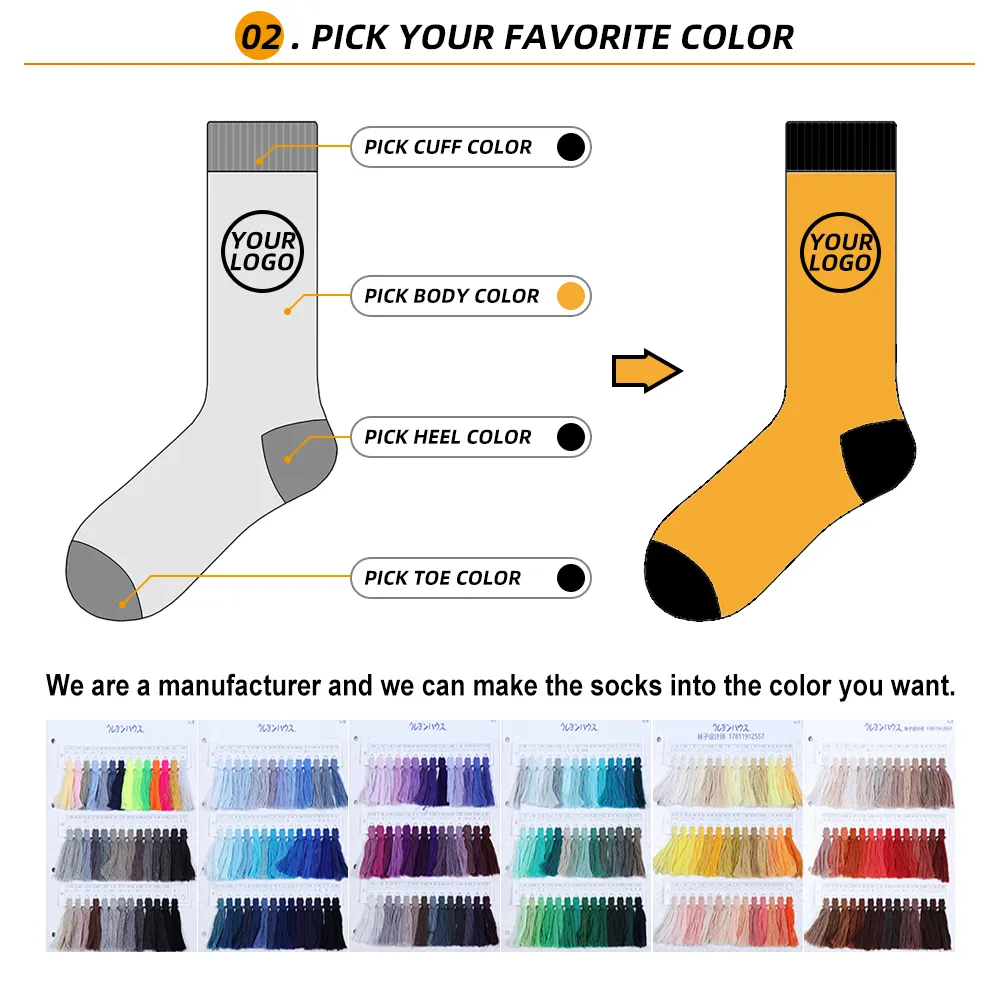 FREE DESIGN MOCK UP Custom Design Your Own Logo Sock Customized Cotton Men Sock Custom Logo Socks