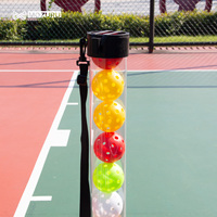 Pickleball Picker Upper détient des balles, ramasseur de balles de Pickleball léger Hopper Tube Retriever Collector avec bandoulière