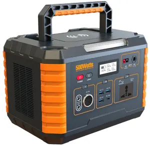1000W Portable Solar 110v 220v Battery Power Station Generator 2000W With Solar Panel For Outdoor Camping