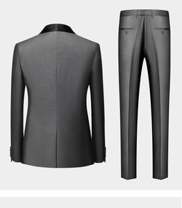<span class=keywords><strong>Ensemble</strong></span> de costume de luxe 3 pièces pour homme, grandes tailles M-6XL, coupe ajustée, double fente, pour marié, smoking de <span class=keywords><strong>mariage</strong></span>, costumes décontractés et élégants - Product Image 3