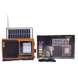 Handheld Factory 8 Band Solar Powered FM AM SW Radio with MP3 Player and Portable Wrist Strap Multi Band Radio Camping Outdoor - Product Image 2