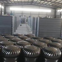 Turbine de ventilation de toit en acier inoxydable à énergie éolienne naturelle pour la circulation d'air des entrepôts, usines et bâtiments commerciaux