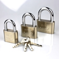 Cadenas de sécurité en métal pour casier de gym, 30 mm, livraison rapide, vente directe d'usine, cadenas en fer de haute sécurité avec 3 clés à ailettes