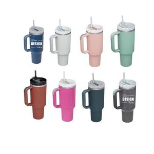 Vaso Térmico Aislado <span class=keywords><strong>de</strong></span> 40oz con Asa, Taza <span class=keywords><strong>de</strong></span> Doble Pared con Popote, Taza <span class=keywords><strong>de</strong></span> <span class=keywords><strong>Viaje</strong></span> Personalizada <span class=keywords><strong>de</strong></span> Acero Inoxidable para Regalo Promocional - Product Image 1
