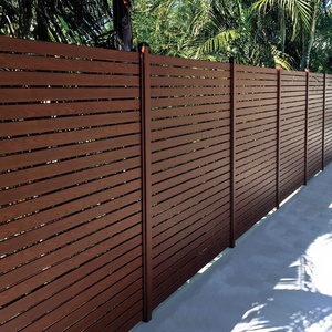 Cercas de Jardín de Listones Verticales de Privacidad en Aluminio, Panel de Compuesto de <span class=keywords><strong>Madera</strong></span> y Plástico (WPC) <span class=keywords><strong>para</strong></span> Exteriores y <span class=keywords><strong>Enrejados</strong></span>, Bricolaje - Product Image 6