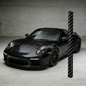 Film de protection de peinture en TPU PPF couleur fibre de carbone 4K, effet fluorescent, effet de changement de couleur nocturne, vinyle pour enveloppement de voiture de nuit - Product Image 1